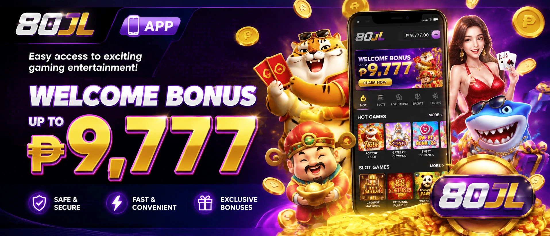 80JL poker showcase